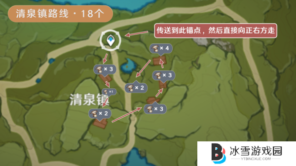 原神慕风蘑菇分布图采集路线11