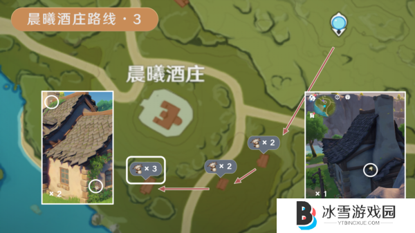 原神慕风蘑菇分布图采集路线21