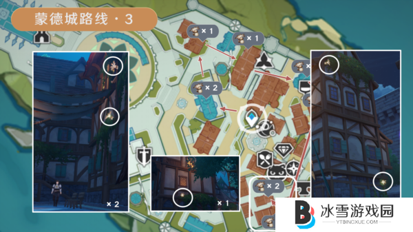 原神慕风蘑菇分布图采集路线6