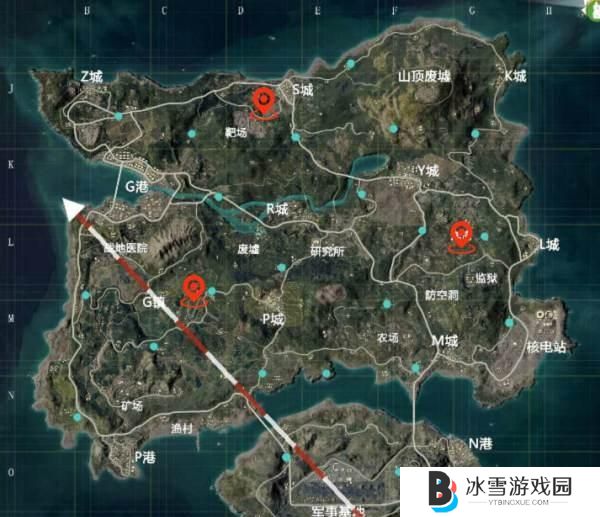 和平精英火力对决哪儿有铁门